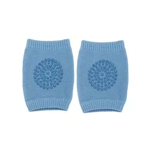 Par De Joelheira Em Relevo<BR>- Azul<BR>- 12x8cm