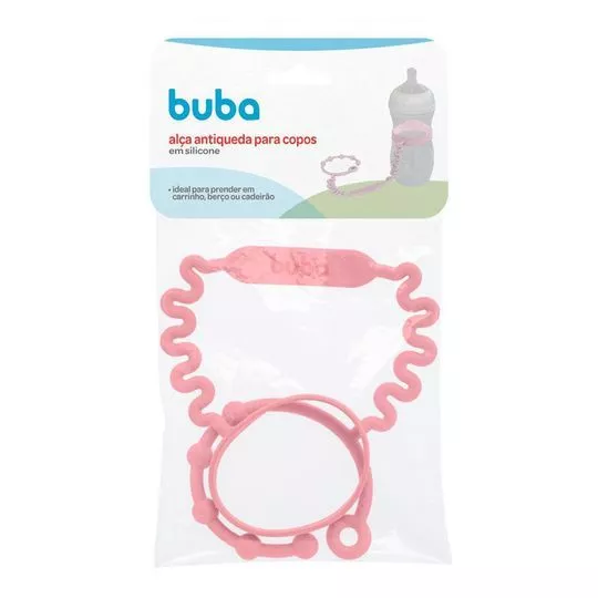 Alça Antiqueda Para Copo- Rosa- 34x6x1,5cm- Buba
