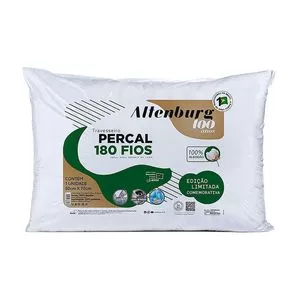 Travesseiro Especial 100 Anos Edição Limitada<BR>- Branco<BR>- 50x70cm<BR>- 180 Fios<BR>- Altenburg
