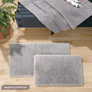 Tapete Felpy<BR>- Bege Claro<BR>- 60x40cm<BR>- 720gr/m²