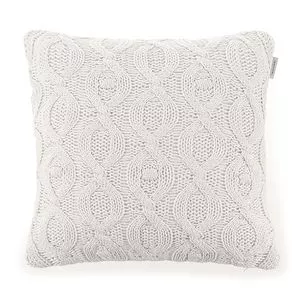 Almofada Brera<BR>- Branca<BR>- 40x40cm
