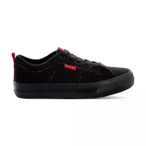 Tênis Com Recortes<BR>- Preto