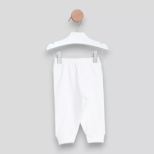 Calça Jogger Lisa- Bege Claro