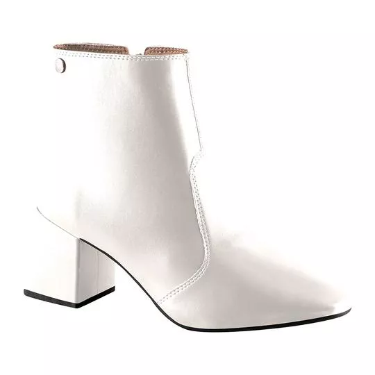 Bota Lisa- Off White- VIA UNO
