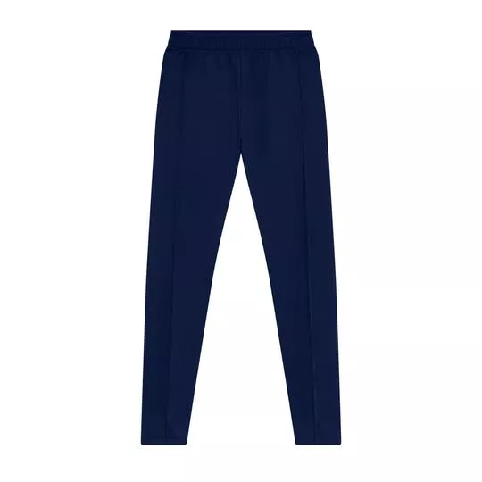 Legging Com Recortes- Azul Marinho