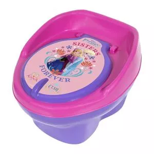 Troninho & Redutor Frozen®<BR>- Rosa & Roxo<BR>- 23x30,5cm