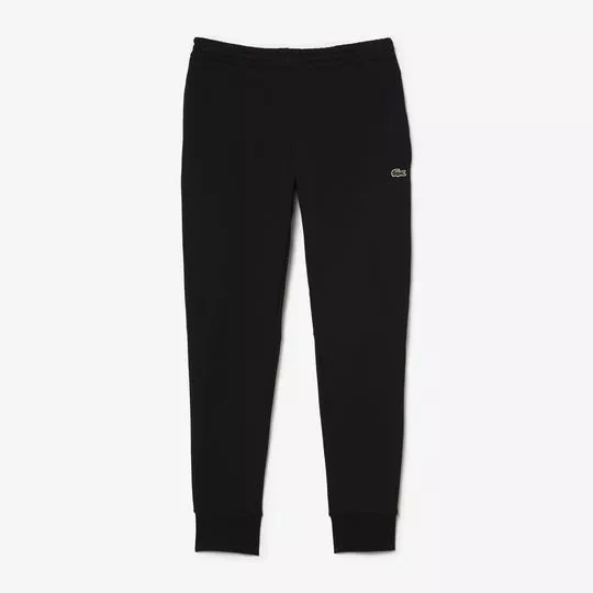 Calça Jogger Em Lã- Preta