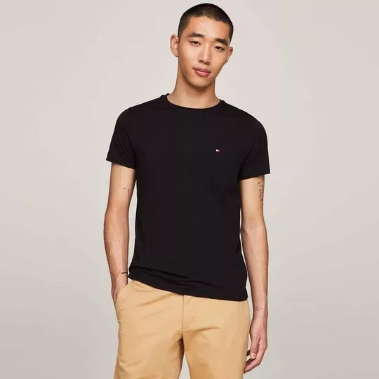 Camiseta Básica- Preta