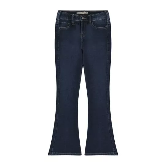 Calça Jeans Flare- Off White