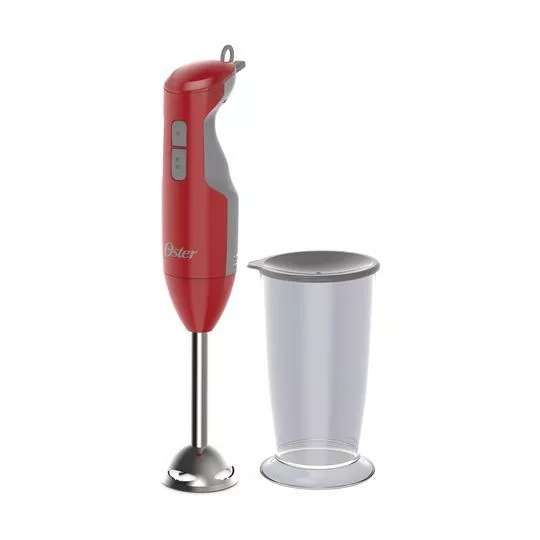 Mixer Versatile- Inox & Vermelho- 23x20x12cm- 700ml- 127V- 350W- Oster