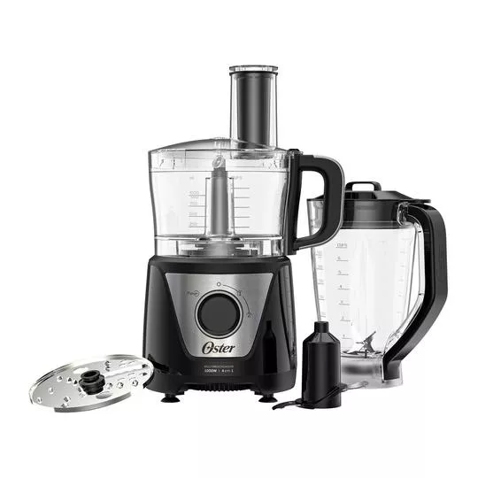 Multiprocessador 4 Em 1 Ompr851- Incolor & Preto- 220V- Oster
