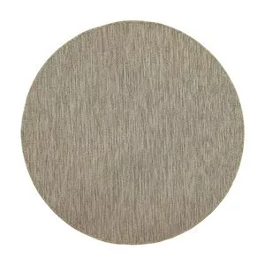 Tapete New Boucle<BR>- Bege & Bege Escuro<BR>- Ø140cm