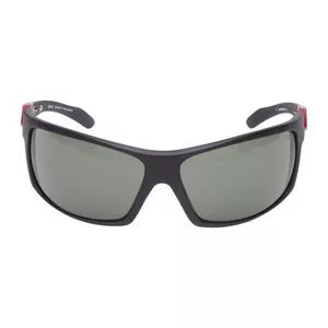 Óculos De Sol Retangular<BR>- Preto