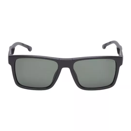 Óculos De Sol Retanglar- Preto