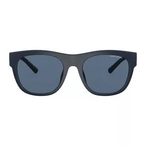Óculos De Sol Arredondado<BR>- Azul Marinho<BR>- Armani Exchange