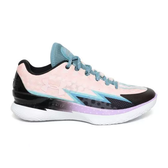 Tênis Curry 1 Low Flotro- Rosa Claro & Azul Claro