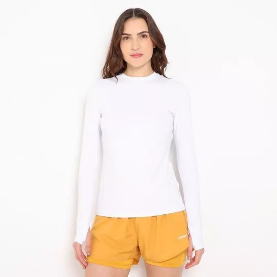 Blusa Lisa- Branca- Enfim