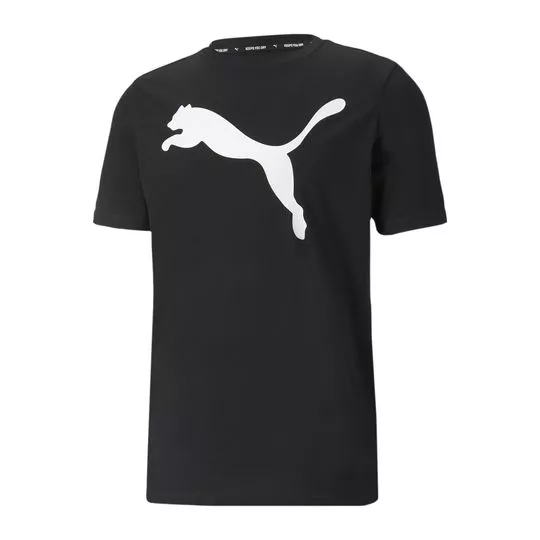 Camiseta Logo- Preta & Branca