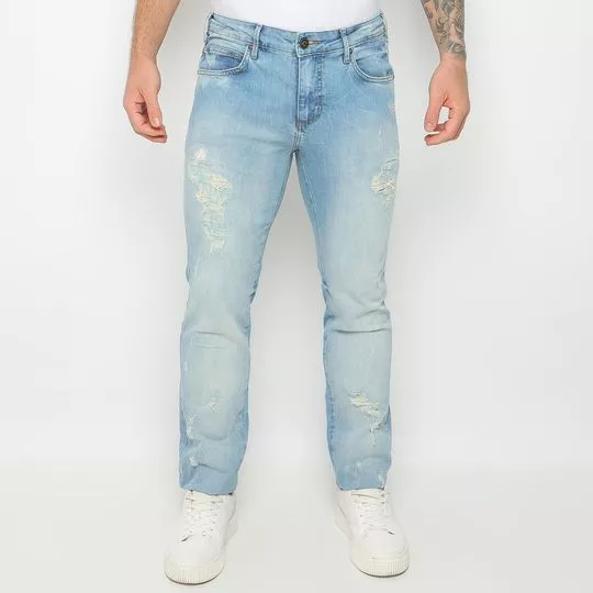 Calça Jeans Skinny- Azul Claro