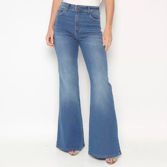 Calça Jeans Boot Cut- Azul