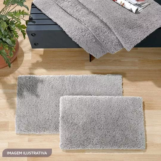 Tapete Felpy- Bege Claro- 60x40cm- 720gr/m²