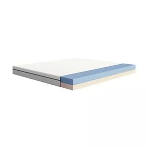 Colchão Duo King Size<BR>- Branco<BR>- 18x193x203cm<BR>- Emma Colchões