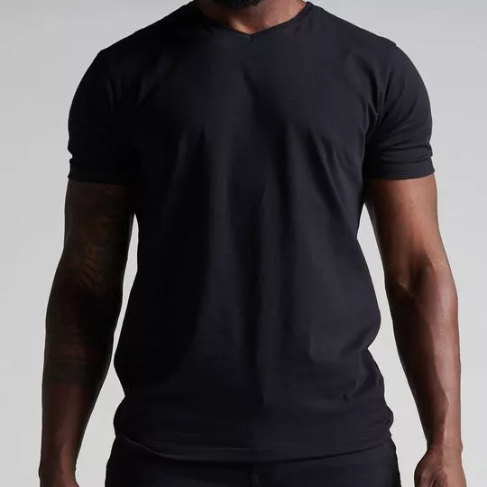 Camiseta ML Minimal - Preta- Minimal Club