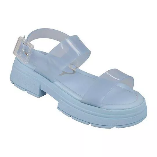 Sandália Lisa- Azul Claro- Pampili