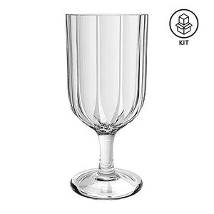 Jogo De Taças Refinatto<BR>- Incolor<BR>- 330ml