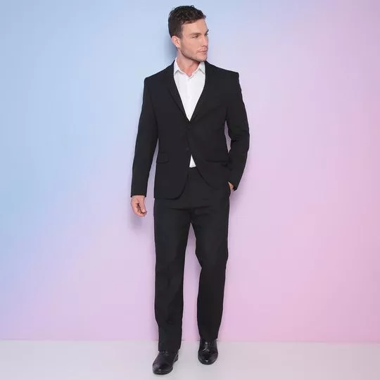 Costume Com Recortes- Preto- TNG