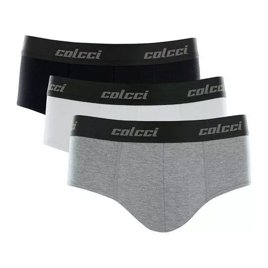 Kit De Cuecas Slip Colcci®- - 3Pçs