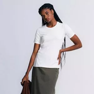 Camiseta Tech<BR>- Off White