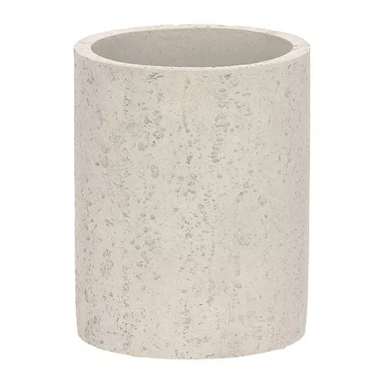 Copo Marmorizado- Cinza Claro- 10,5xØ8cm - Mart