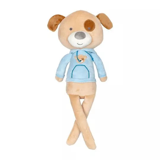 Cachorrinho Cookie- Marrom Claro & Azul Claro