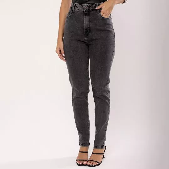 Calça Jeans Skinny- Preta
