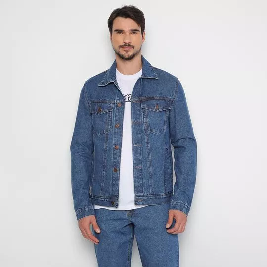Jaqueta Jeans- Azul