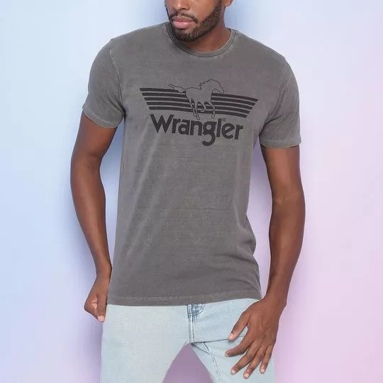 Camiseta Wrangler®- Preta