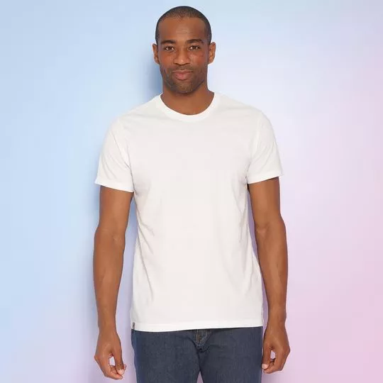Camiseta Lisa- Branca