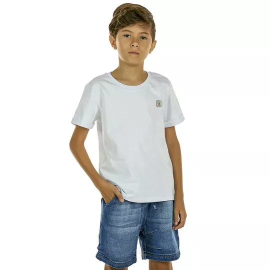 Camiseta Lisa- Branca