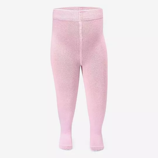 Meia Calça Lisa- Rosa Claro- Puket