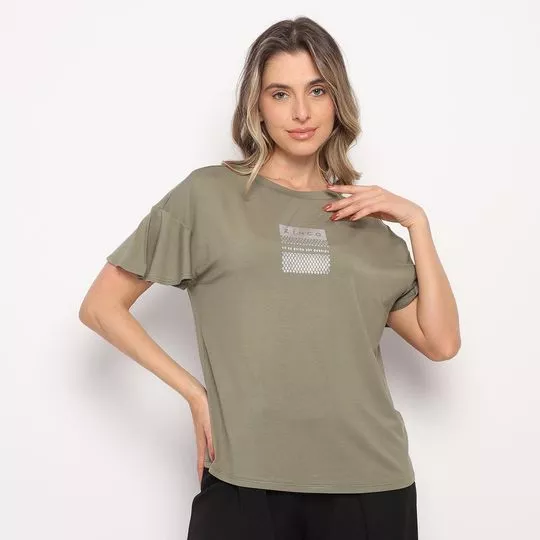 Camiseta Zinco- Verde Militar- ZINCO