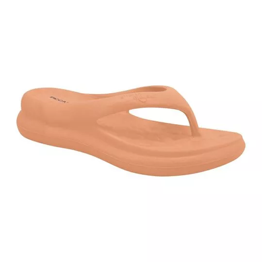 Tamanco Plataforma Marshmallow- Laranja Claro- Piccadilly