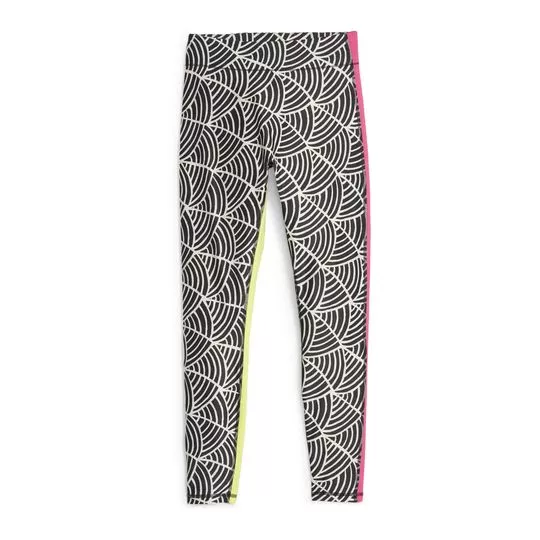 Legging Abstrata- Branca & Preta