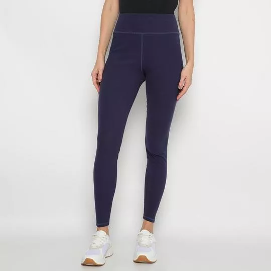 Legging Canelada- Azul Marinho
