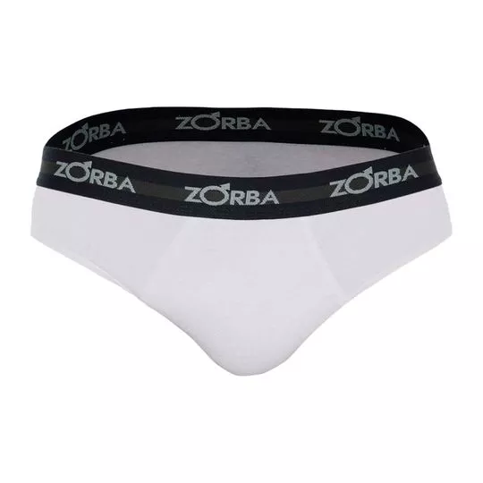Cueca Slip Zorba®- Branca