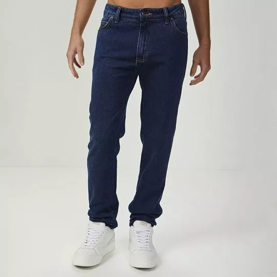 Calça Jeans Felipe Skinny- Azul Escuro- CLC