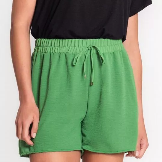 Short Com Amarração- Verde- Rovitex