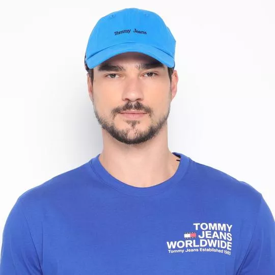 Boné Tommy Jeans- Azul & Preto- Tommy Hilfiger