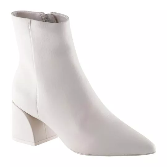 Bota Lisa- Off White- VIA UNO