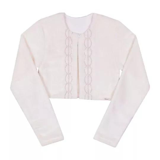Bolero Em Pelúcia- Off White